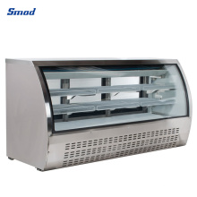 Smad 32cuft Stainless Steel Glass Door Fresh Display Deli Case Refrigerators